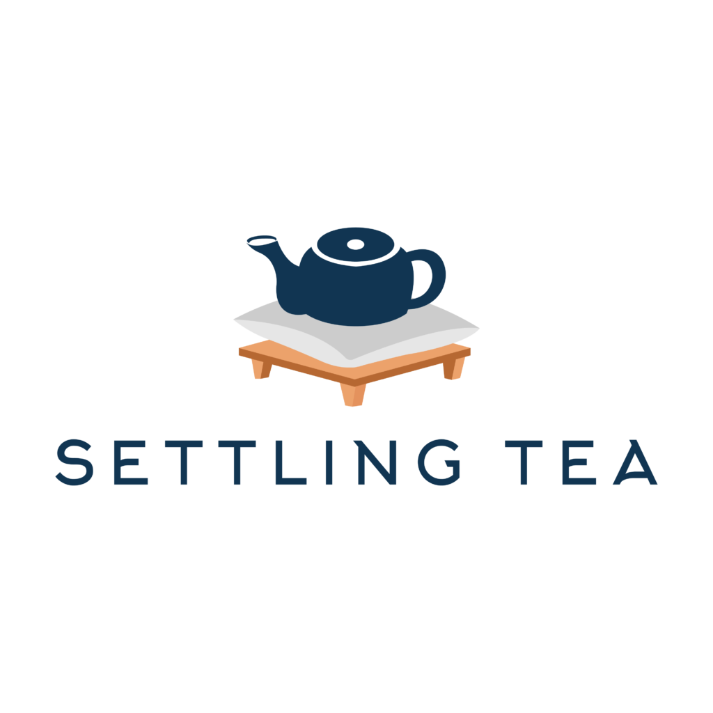 Settling Tea full blue logo