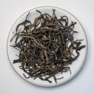 Puer tea dry leaves