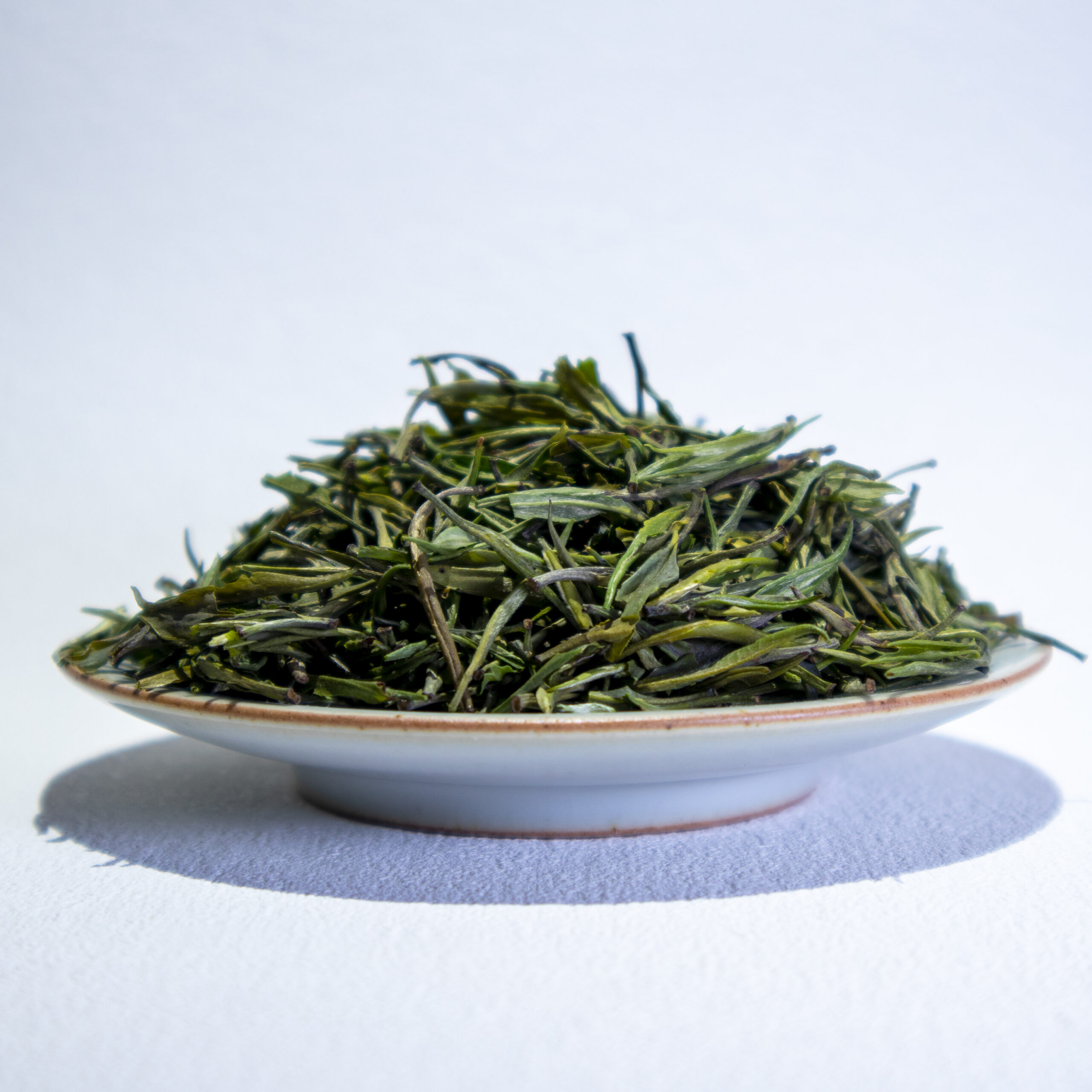 Green tea dry leaves