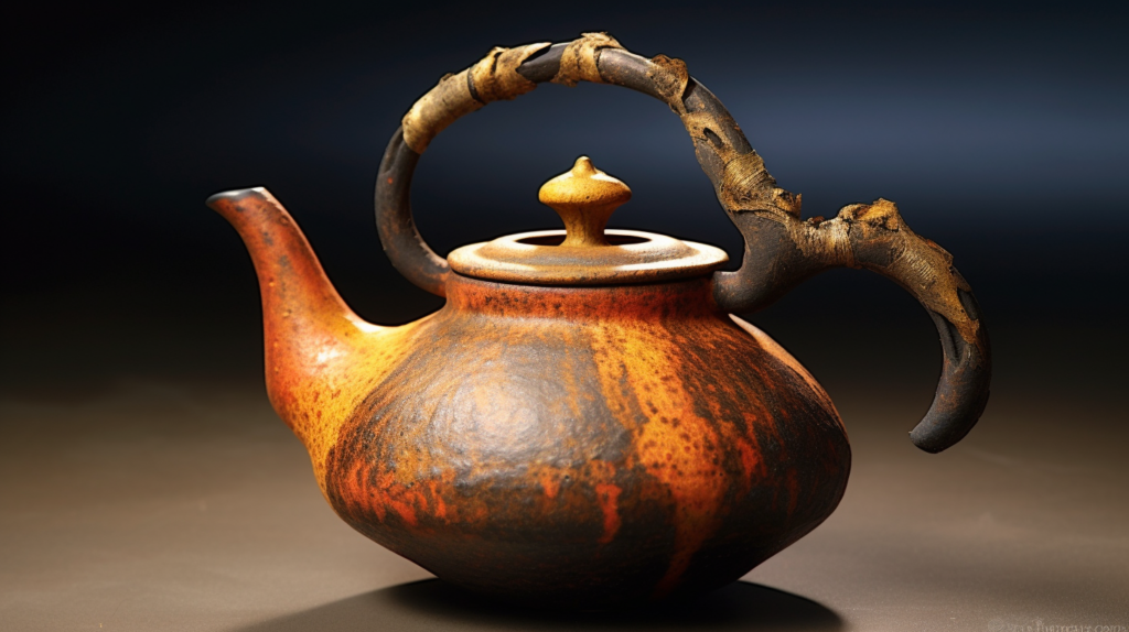 Woodfired teapot