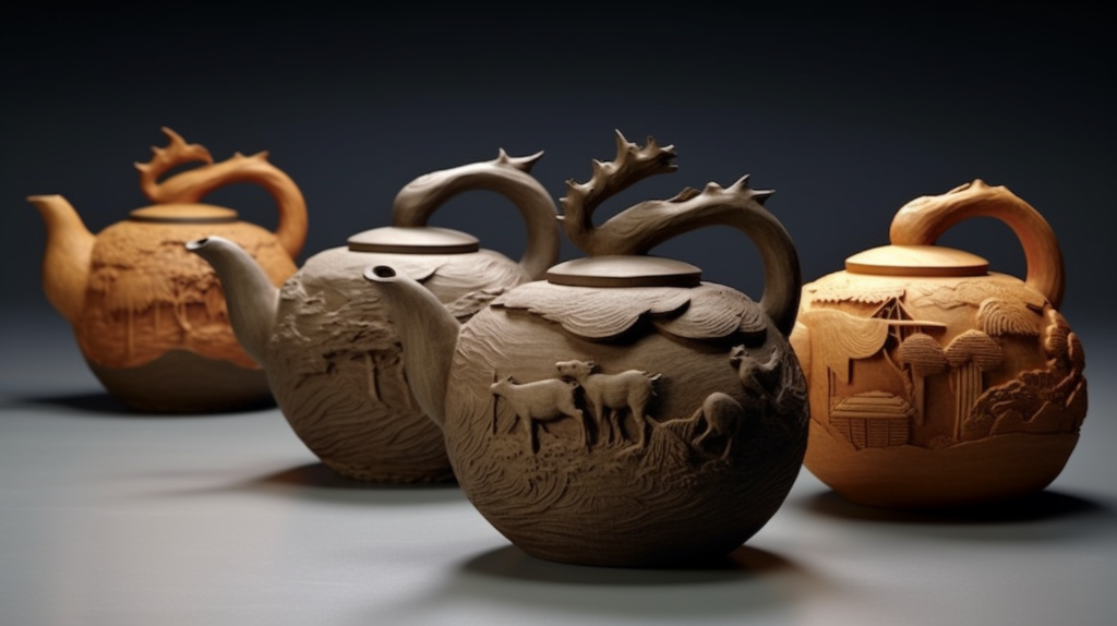 Yixing teapots