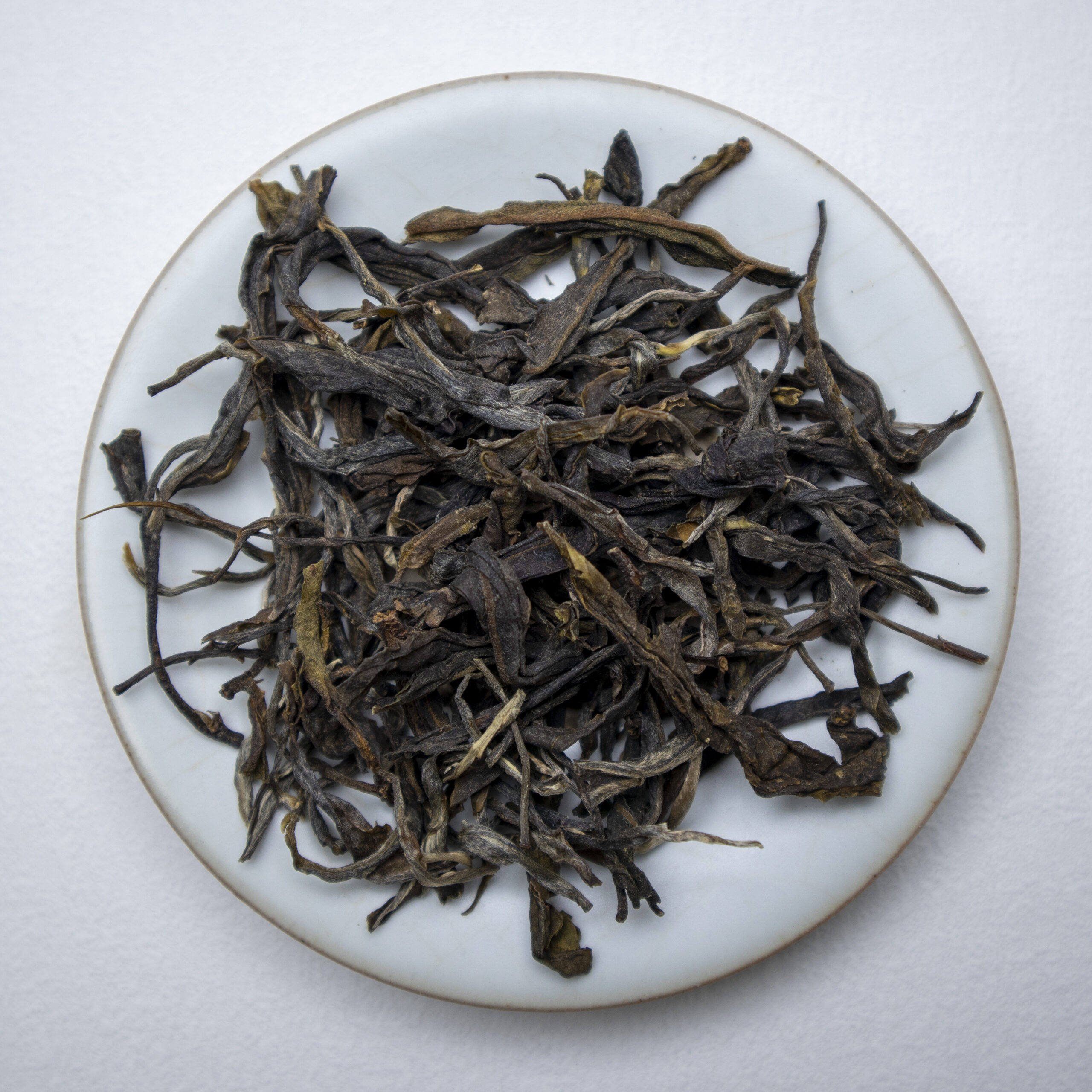 Puer tea dry leaves